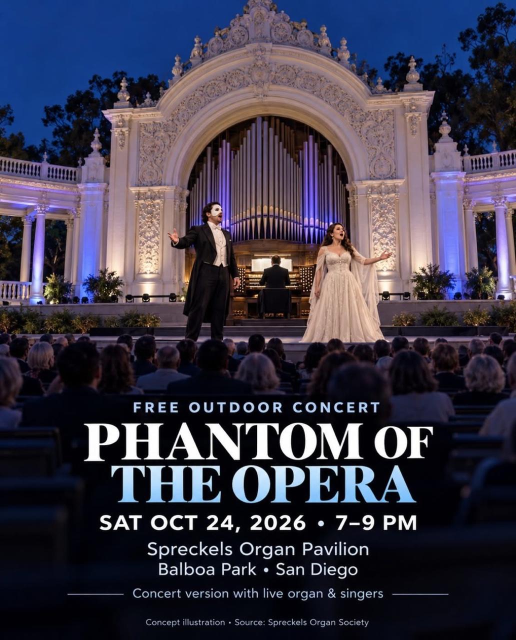 Phantom of the Opera en San Diego 2026