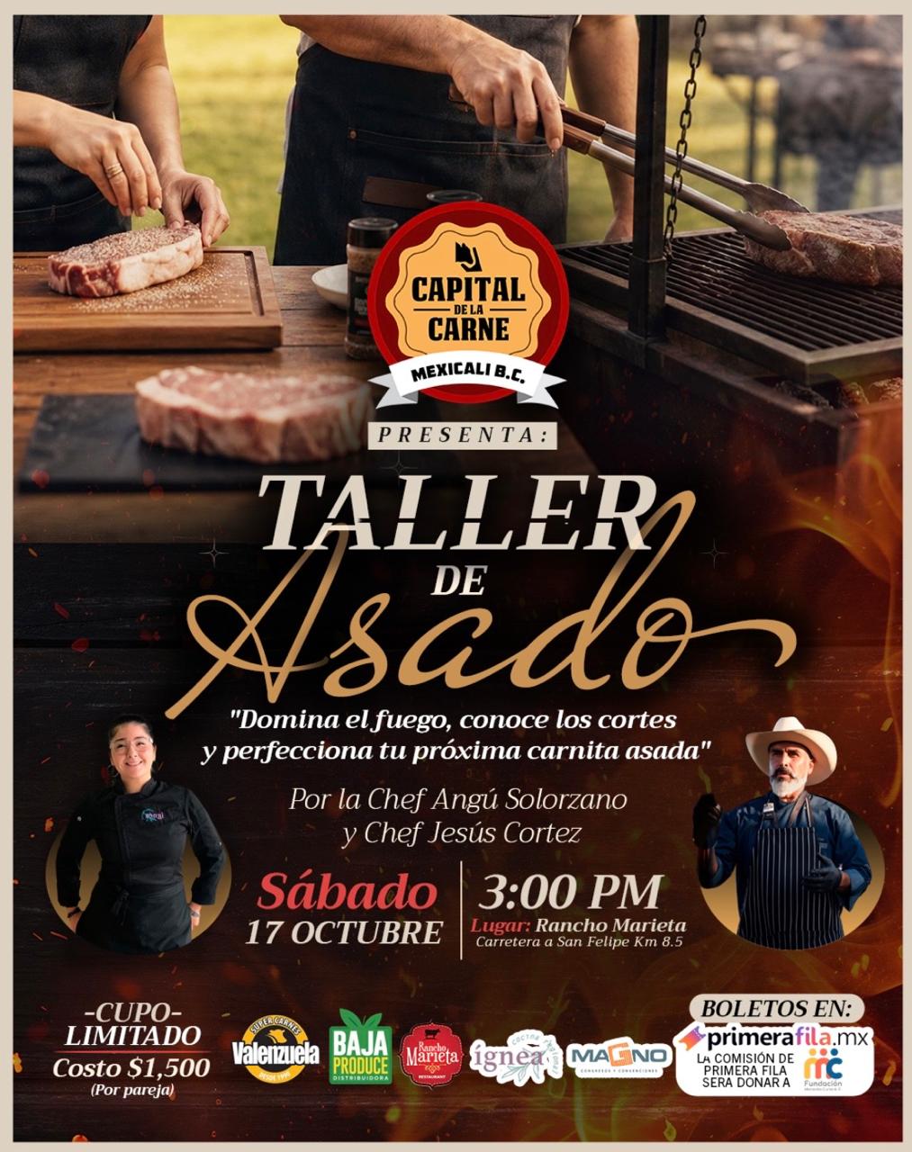 Taller de Asado en Mexicali 2026