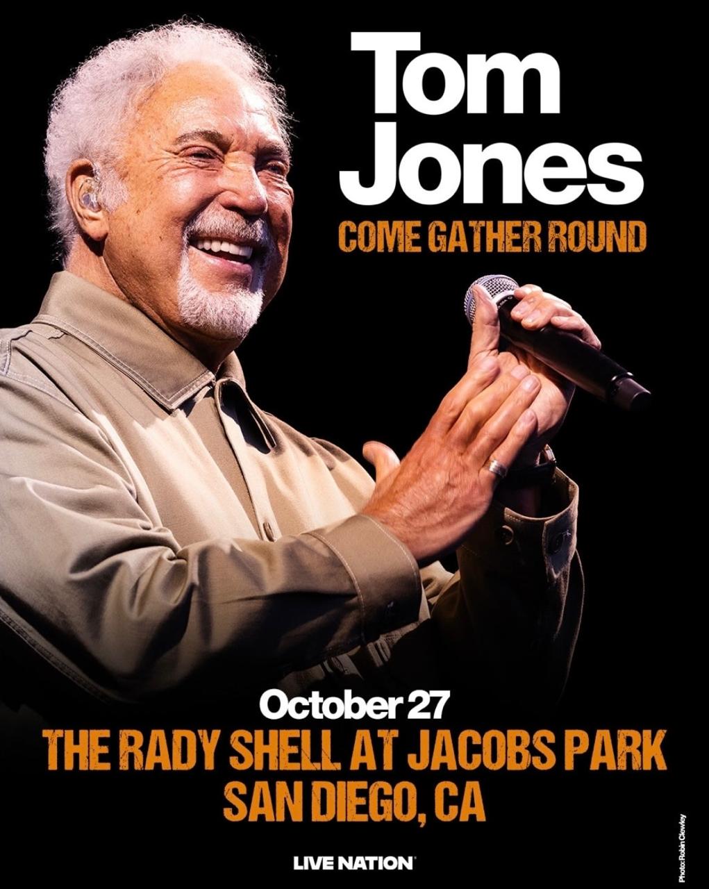 Tom Jones en San Diego 2026