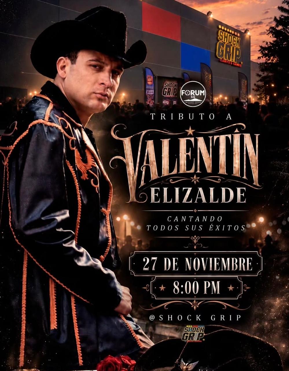 Tributo a Valentín Elizalde en Mexicali 2026